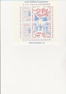 ST PIERRE ET MIQUELON  BLOC FEUILLET N° 3 PHILEXFRANCE 89 -XX - COTE : 11,50 € - Unused Stamps