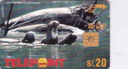 Peru, PER-TE-065 , Lobo Del Rio Otter, 2 Scans . - Pérou