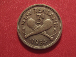 Nouvelle-Zélande - 3 Pence 1934 George V 5243 - Nouvelle-Zélande