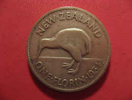 Nouvelle-Zélande - One Florin 1934 George V 5255 - Nouvelle-Zélande
