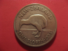 Nouvelle-Zélande - One Florin 1934 George V 5255 - New Zealand