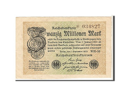 Billet, Allemagne, 20 Millionen Mark, 1923, KM:108b, TTB - 20 Mio. Mark