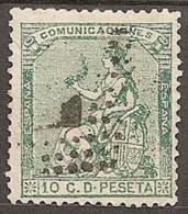 ESPAÑA 1873 #EDIFIL 133  Precio Cat. €0.60 - Used Stamps