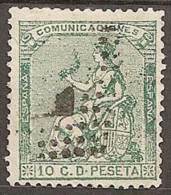 ESPAÑA 1873 #EDIFIL 133  Precio Cat. €0.60 - Usados