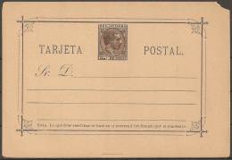 ESPAÑA/FILIPINAS 1889 - Edifil #4 Tarjeta Postal Nueva (defecto En Una Esquina) - Philippinen