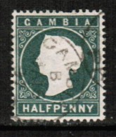 GAMBIA  Scott  # 12 VF USED - Gambia (...-1964)