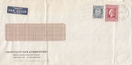 3210FM- POST HORN, KING OLAV V, STAMPS ON COVER, 1974, NORWAY - Briefe U. Dokumente