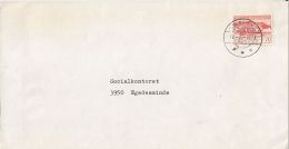 3214FM- MAIL CONVEYANCE, BOAT, STAMPS ON COVER, 1973, GREENLAND - Storia Postale