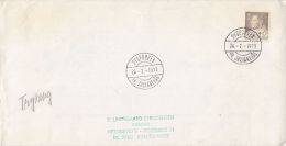3215FM- KING FREDERIK IX, STAMPS ON COVER, 1973, GREENLAND - Brieven En Documenten