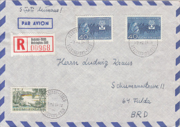 33803- WORLD REFUGEE YEAR, LANDSCAPE, BOAT, STAMPS ON REGISTERED COVER, 1964, FINLAND - Covers & Documents