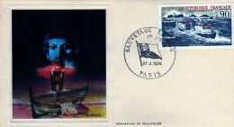 France: 1974 Très Belle Fdc Sauvetage En Mer - Secourisme