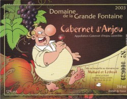 Etiquette Vin CARPENTIER Festival BD Angers 2005 - Art De La Table