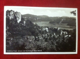 AK Streitberg Fränkische Schweiz Mit Streitburg Und Ruine Neideck 1937 - Forchheim