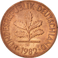 Monnaie, République Fédérale Allemande, 2 Pfennig, 1982, Karlsruhe, SPL - 2 Pfennig