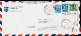 1939. CHICAGO ILL NOV 29 1939. Returned For C Additional Postage Chicago, Ill. PO Forgn... (Michel: ) - JF177308 - Marcofilia