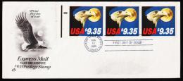 1983. EXPRESS MAIL 3x 9,35 $ KENNEDY SPACE CENTER AUG 12 1983 FIRST DAY OF ISSUE.  (Michel: ) - JF177287 - Other & Unclassified