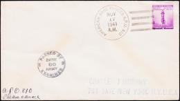 1941. AMERICAN BASE FORCES APO 810 NOV 17 1941. 3 CENTS. PASSED BY BASE 60 ARMY EXAMINER.  (Michel: 497) - JF177430 - Postal History