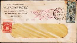 1940. 10 C AIR MAIL + 10 CENTS POSTAGE DUE NEW YORK NOV 26 1940.  (Michel: 300) - JF177458 - Poststempel