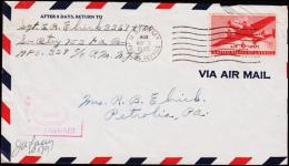 1945. US ARMY POSTAL SERVICE 463 MAY 8 1945. 6 CENTS AIR MAIL. APO 339 MÜNSTER GERMANY.... (Michel: 500) - JF177444 - Postal History