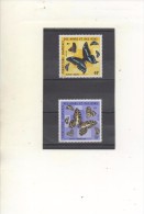 AFARS Et ISSAS  - Faune  - Papillons : Papillio Domedocus, Papillo Nirenus - Lépidoptères - Insectes - - Unused Stamps