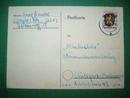 Germany: Postkarte Postcard Stamp Zone Francaise 12 Pf - Speyer - Stuttgart 1947 - Sonstige & Ohne Zuordnung