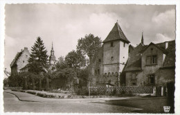 CPA   ERBACH IM ODENWALD      WEHRTURM UND TEMPELHAUS AN DER STADTMAUER    TOUR DE DEFENSE ET TEMPLE - Erbach