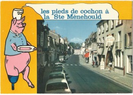 CPM De Sainte Menehould (Marne) Rue Chanzy - Sainte-Menehould