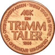 Allemagne, Medal, Ein Trimm Taler, Politics, Society, War, 1984, TTB+, Cuivre - Sonstige & Ohne Zuordnung