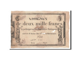 Billet, France, 2000 Francs, 1795, 1795-01-07, TB, KM:A81, Lafaurie:176 - Assignate