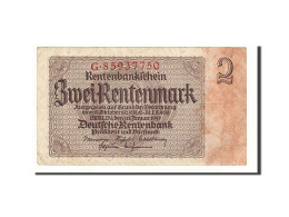 Billet, Allemagne, 2 Rentenmark, 1937, 1937-01-30, KM:174b, TB+ - Bundeskassenschein