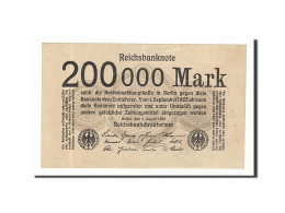 Billet, Allemagne, 200,000 Mark, 1923, 1923-08-09, KM:100, TTB - Other & Unclassified