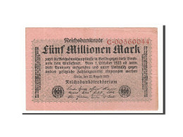 Billet, Allemagne, 5 Millionen Mark, 1923, 1923-08-20, KM:105, TTB - 5 Mio. Mark