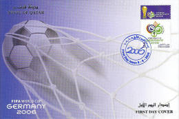 Yer  2006 -  World Championchip In Soccer In Germany, FDC - Qatar