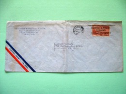 Cuba 1950 Cover To USA - Plane - Sugar Slogan - Used Stamps
