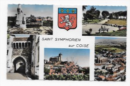 SAINT SYMPHORIEN SUR COISE - MULTIVUES - CARTE FORMAT CPA VOYAGEE - Saint-Symphorien-sur-Coise