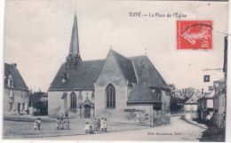 TUFFE -la Place De L'Eglise -ed. Savonneau - Tuffe