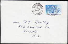 1956. ICEHOCKEY 5 C. ROAF STATION ST HUBERT 6 IV 56.  (Michel: 308) - JF177474 - Lettres & Documents