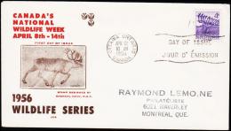 1956. 4 C. FDC OTTAWA APR 12 1956.  (Michel: 299) - JF177767 - Commemorative Covers