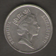 BERMUDA 5 CENTS 1987 - Bermudes