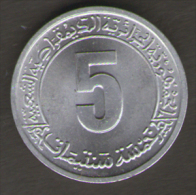 ALGERIA 5 CENTIMES 1974 - Algerije