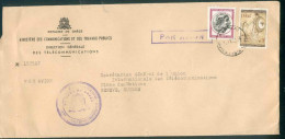 GRECE LETTRE DES POSTES ET TELECOMMUNICATIONS POUR UIT GENEVE OB ATHENES 9/1962 TB - Cartas & Documentos