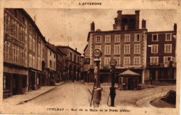 L'AUVERGNE - CUNLHAT - Rue De La Halle Et Le Poids Public - Cunlhat