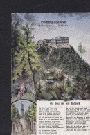 AK Ansichtskarte Vom 8.8.28 Zittauer Gebirge Mit Blick Auf Die Böhm. Und Sächs. Hochwaldbaude Und Hochwaldlied - Zittau