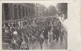 7667-TORINO PORTA NUOVA-ARRIVO DEI BALILLA DALLA COLONIA-1941-ANIMATISSIMA-FP - Stazione Porta Nuova