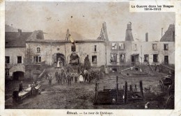 88 - ÉTIVAL - La Cour De L'Abbaye - La Guerre Dans Les Vosges 1914-1915 - Animée - Etival Clairefontaine