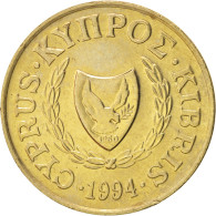 Monnaie, Chypre, 2 Cents, 1994, SPL, Nickel-brass, KM:54.3 - Chypre