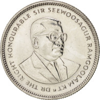 Monnaie, Mauritius, 20 Cents, 1987, SUP, Nickel Plated Steel, KM:53 - Mauricio