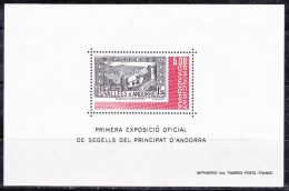 Andorre 1982 N°Y.T. : BL. 1 ** - Blocks & Sheetlets