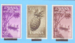 SERIE COMPLETA AÑO 1960 PROVINCIA ESPAÑOLA EN AFRICA  (1959-1968), REGION ECUATORIAL ESPAÑOLA  FERNANDO POO. - Fernando Po