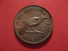 Nouvelle-Zélande - 6 Pence 1934 George V 5316 - Nieuw-Zeeland